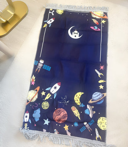 Tapis de prière enfant avec pochette personnalisée