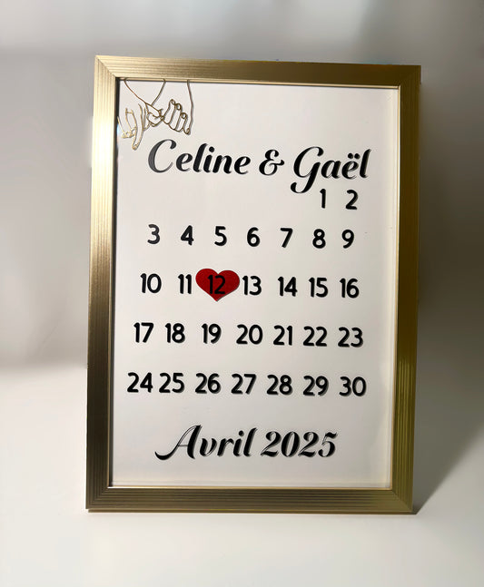 Tableau Calendrier Personnalisé