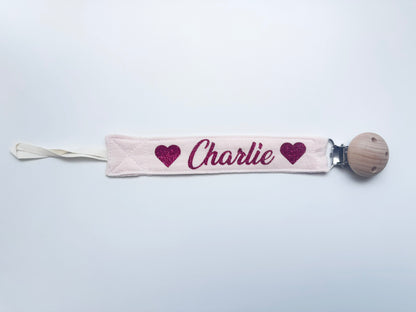 Attache Tétine Personnalisée en Tissu
