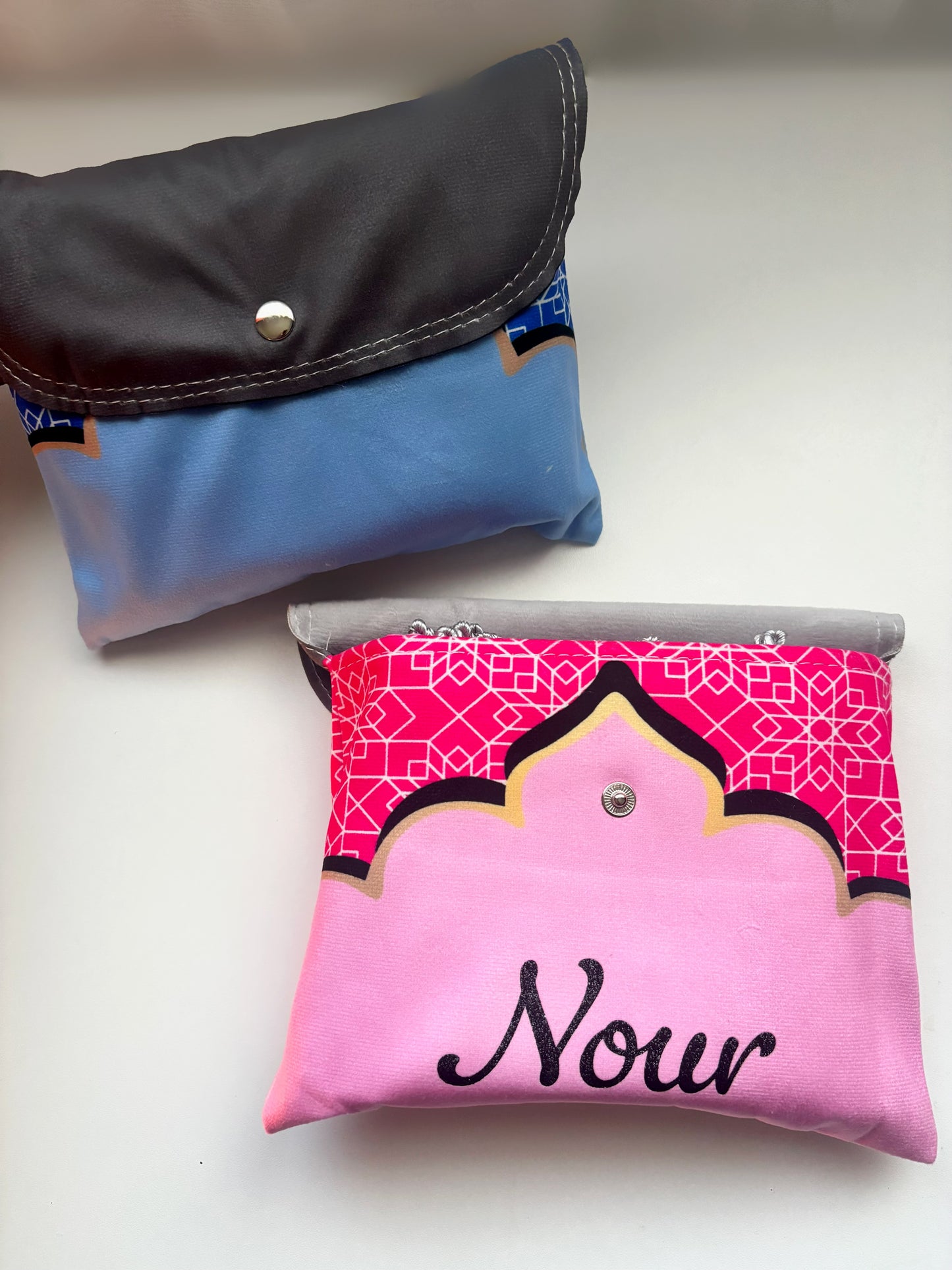 Tapis de prière enfant avec pochette personnalisée