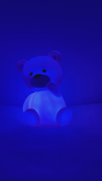 Veilleuse Ours bleu